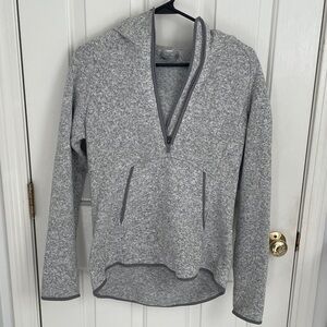 Lululemon Fleece and Thank You Gray Pull Over